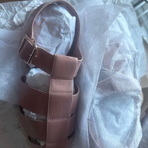 Journee Collection Pink Sandals. Brand new. Never been worn.